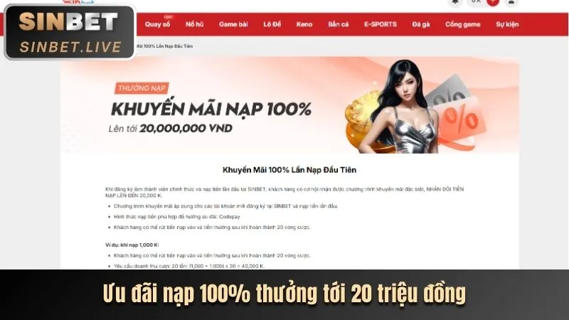 Khuyến mãi chào mừng V777